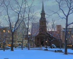 ARLINGTON CHURCH SNOWFALL