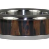 Black Palm Wood Hawaii Titanium Ring