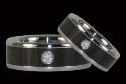 Blackwood Diamond Titanium Ring