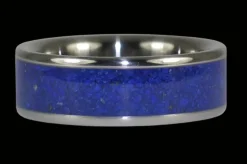 Blue Lapis Titanium Ring
