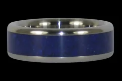 Blue Lapis Titanium Ring