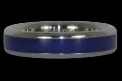 Blue Lapis Titanium Ring