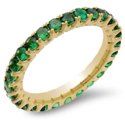 Emerald Eternity Band