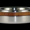 Hawaiian Koa Wood Inlay Titanium Ring