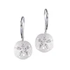 14k 12mm Sand Dollar Earring with Diamonds