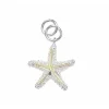 14k 2/tone 16mm Starfish Charm with 35 Diamonds