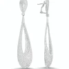 18K white gold earrings with 8.99 CT diamonds