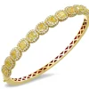 18K Yellow Canary Diamond Bangle