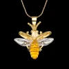 14K Yellow Gold Firefly Pendant