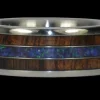 Kahuna Opal Koa Titanium Ring