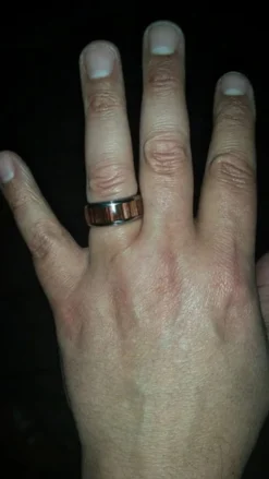King Wood Titanium Ring