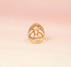 La Tortuga Cocktail Ring Pink