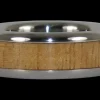 Light Koa Wood Hawaii Titanium Ring