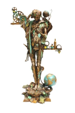 Man dot Earth 8 foot tall