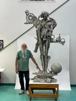 Man dot Earth Life Size