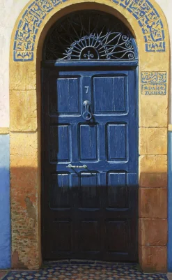 MOROCCAN BLUE DOOR