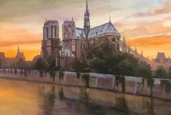 NOTRE DAME SUNSET