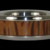Palm Wood Titanium Ring