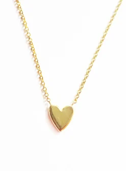 Pavè Diamond Heart Necklace