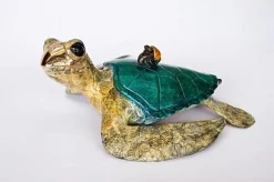 Sidekick, bronze turtle