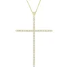 Signature Diamond Cross Necklace (Large)