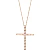 Signature Diamond Cross Necklace (Medium)