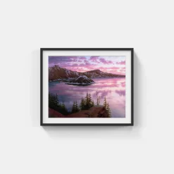 SUNSET AT CRATER LAKE