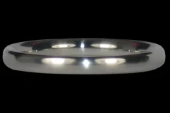 Thin Titanium Ring Band to Stack