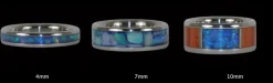 Three Falls Australian Opal Titanium Ring