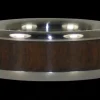 Walnut Titanium Ring Band
